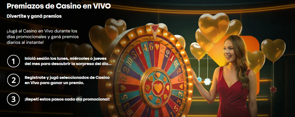 Mesas de ruleta en vivo con promoción de Premiazos de Casino en Betsson Argentina.