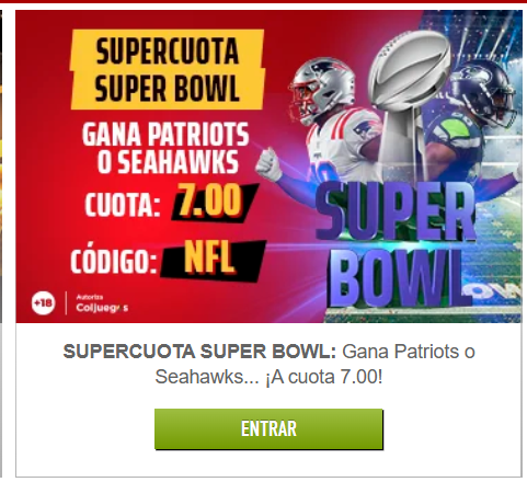 sportium supercuota super bowl