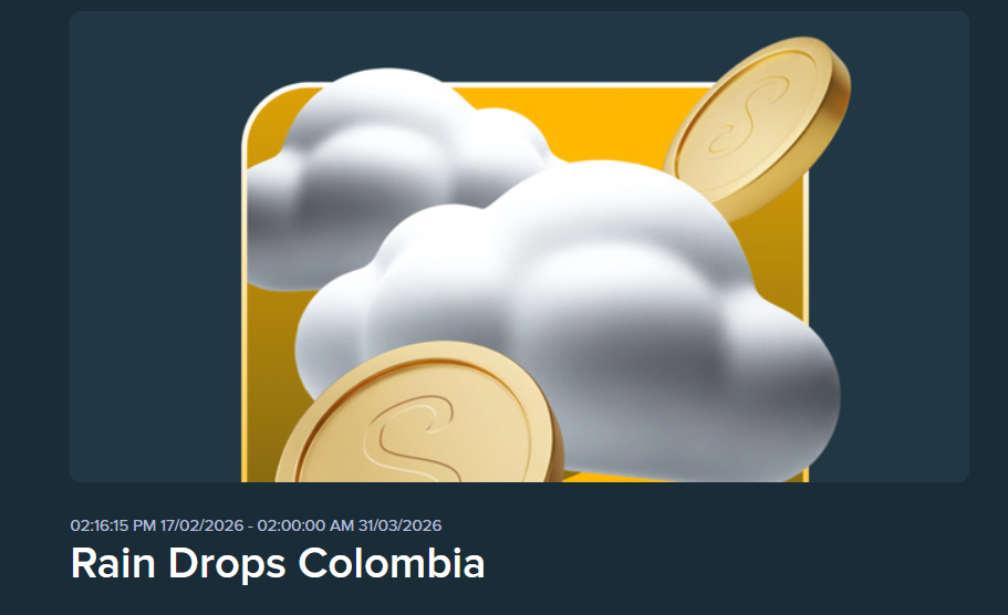 stake rain drops colombia