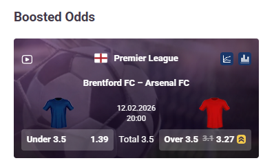 tonybet brentford vs arsenal