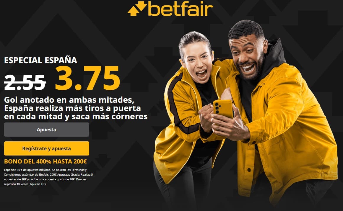 Betfair Supercuota España vs Egipto