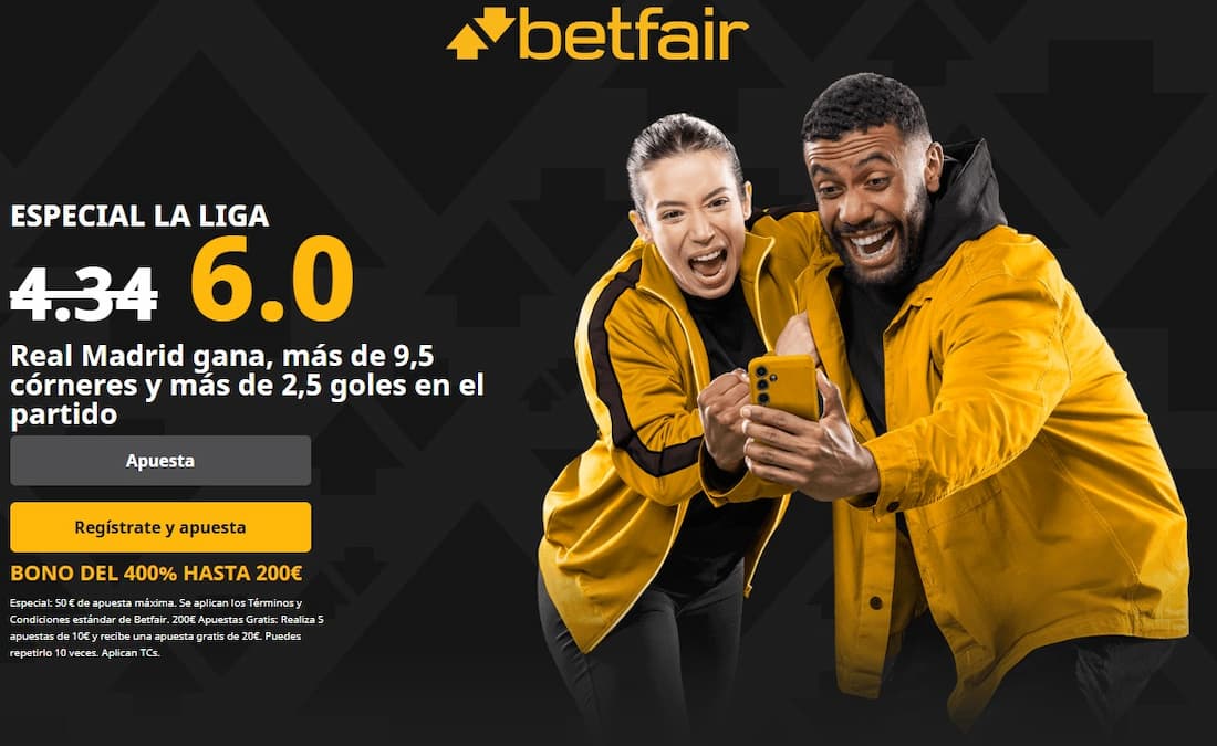 Betfair Supercuota Real Madrid vs Atlético