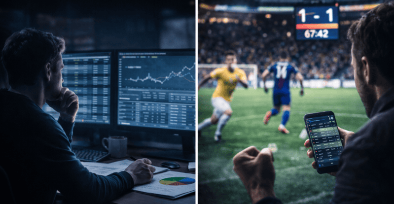 diferencias apuestas pre-partido y en directo