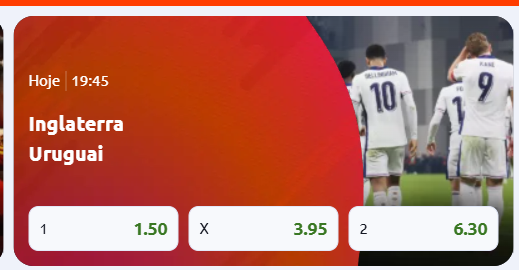 betano inglaterra x uruguai