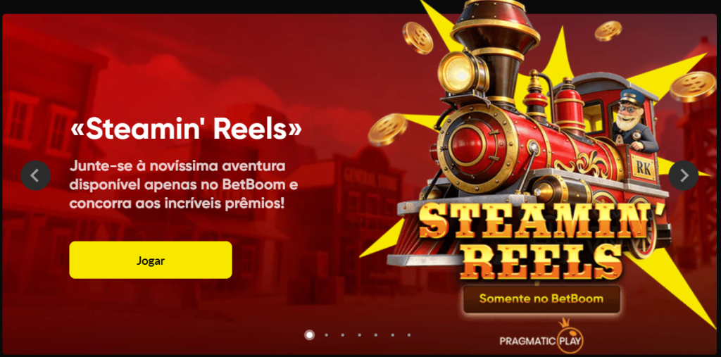 betboom steamin' reels