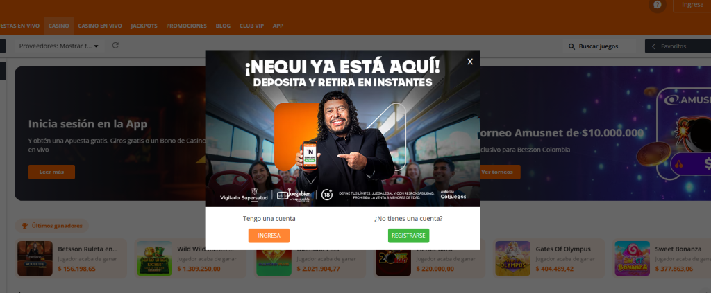 betsson bono códigos promocionales