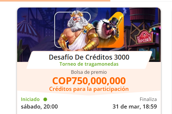 betsson desafío créditos 3000