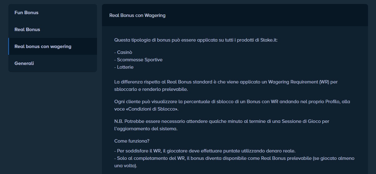 calcolo rollover stake