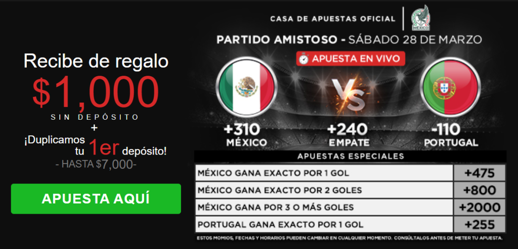 caliente méxico vs portugal