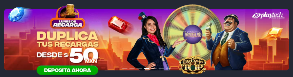 Panel de promociones del casino JuegaEnLinea.