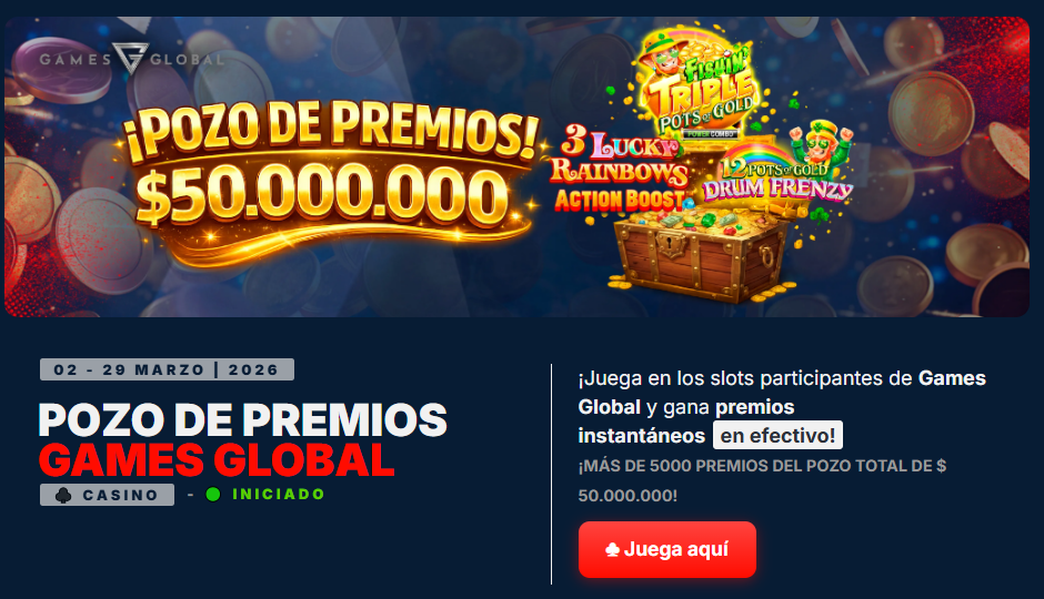 rojabet pozo de premios games global