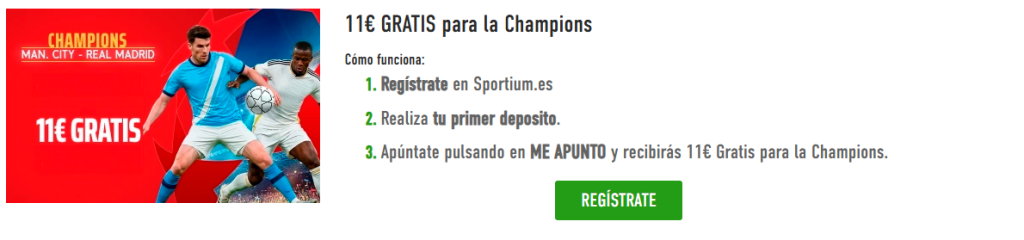 bono11€ gratis sportium