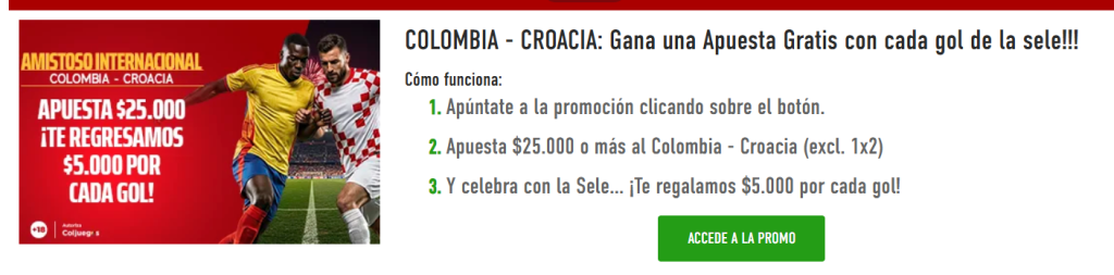 sportium colombia vs croacia