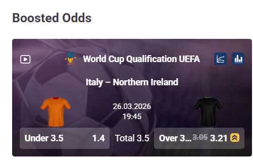 tonybet italy vs northern ireland