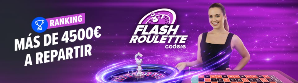 torneo ruleta flash codere ruleta flash torneo codere