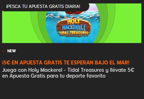 888Sport Holy Mackerel Tidal Treasures apuesta gratis