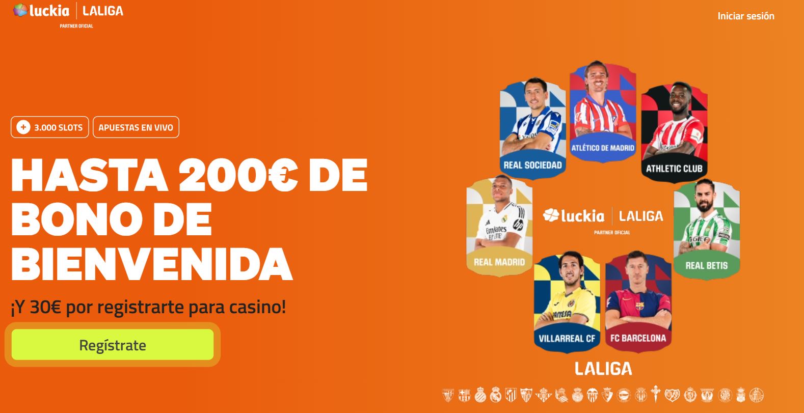 Luckia bono de bienvenida