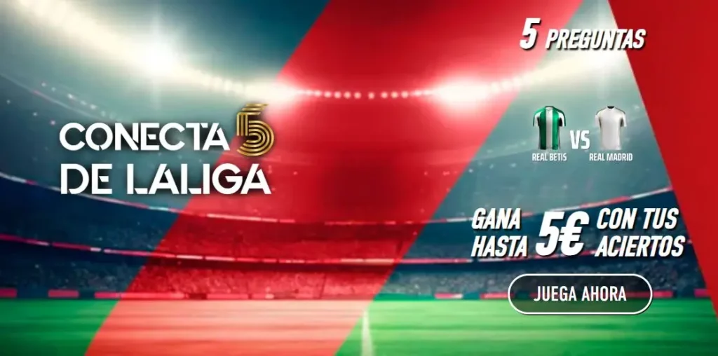 Sportium Conecta 5 Betis vs Real Madrid