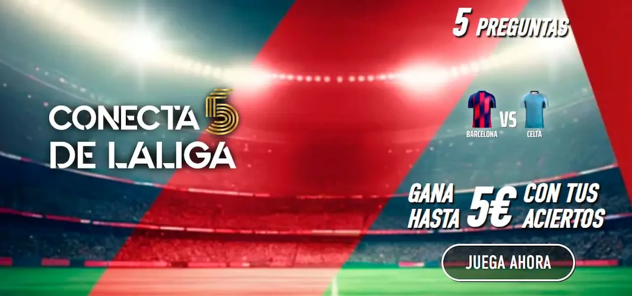 Sportium conecta 5 barcelona vs celta