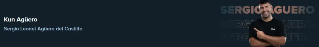Kun Agüero sponsor for Stake