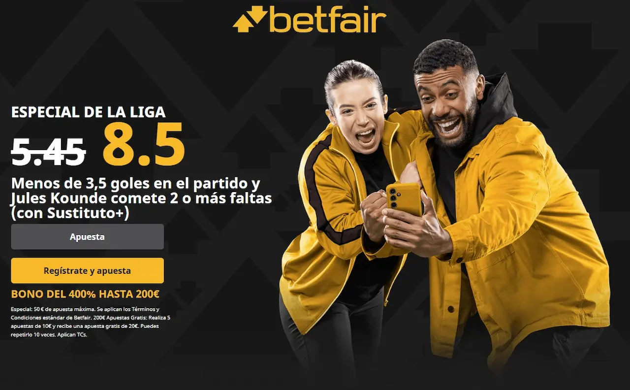 Supercuota Betfair Barcelona vs Celta