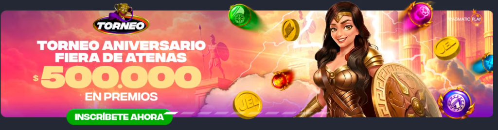 juegaenlínea aniversario fiera atenas