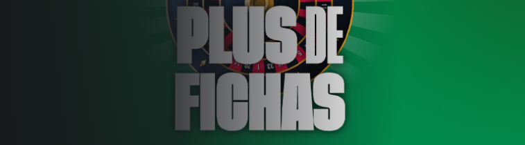 Banner de la promoción Plus de Fichas en Jugadon La Rioja Argentina.