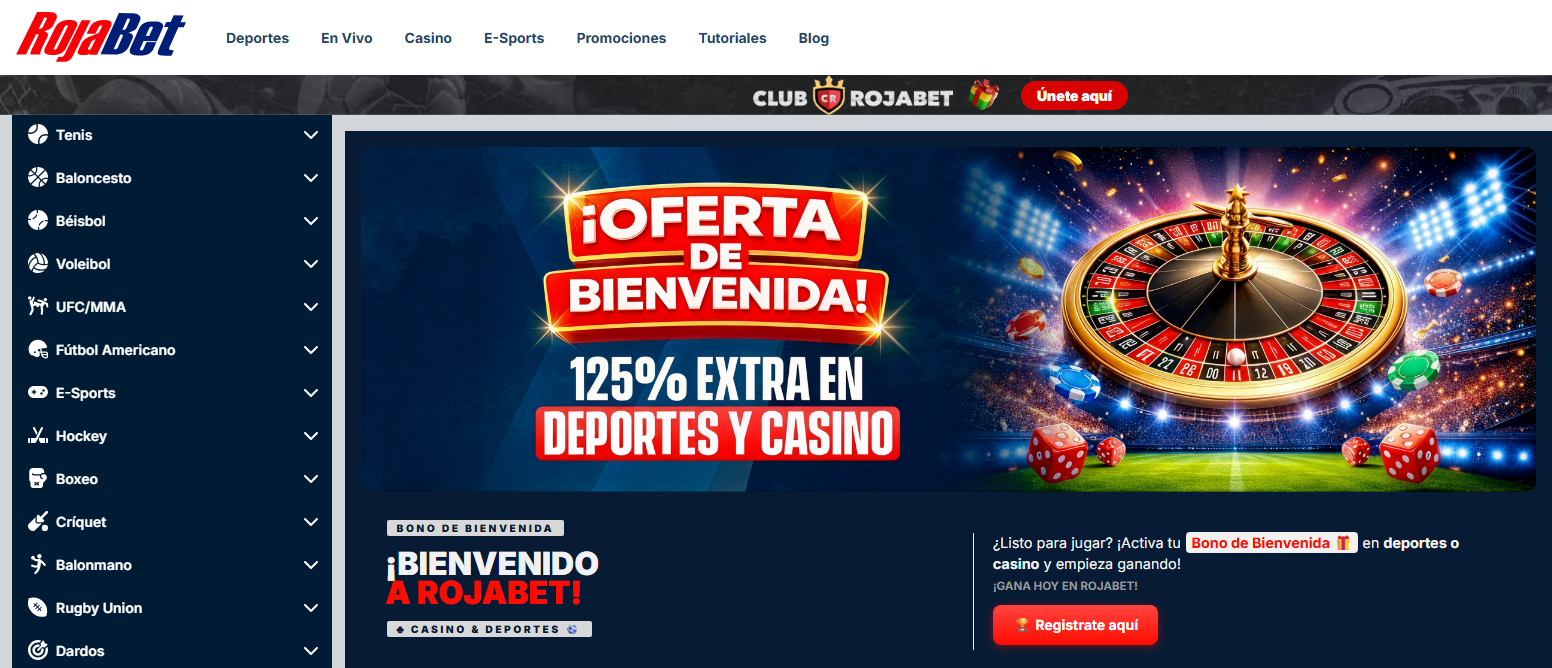 rojabet bono apuestas