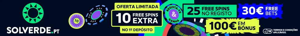 Freebets até 30 euros na Solverde para apostas desportivas com oferta de registo