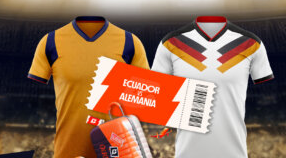 Promoción para ganar el viaje al Ecuador vs Alemania en Betano Ecuador.