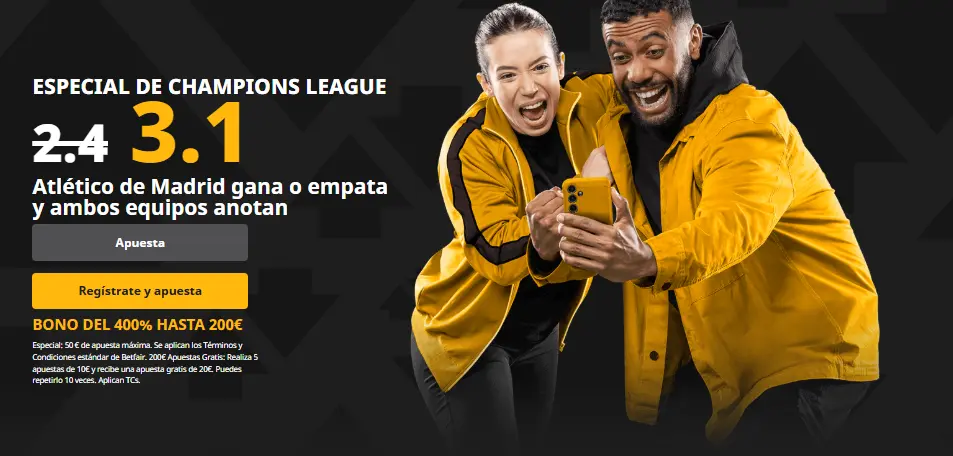 supercuota betfair atlético vs arsenal