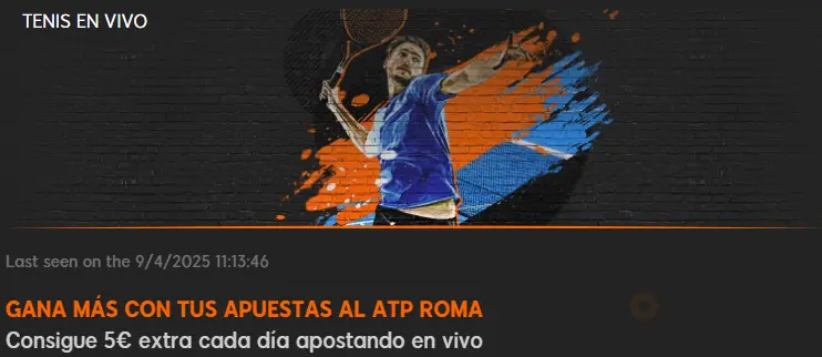 888sport apuestas atp roma