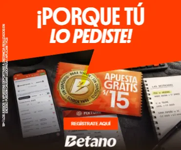 Betano Perú Final Champions League promo