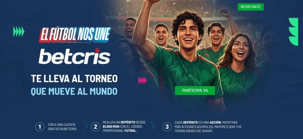 Betcris bono de bienvenida MX