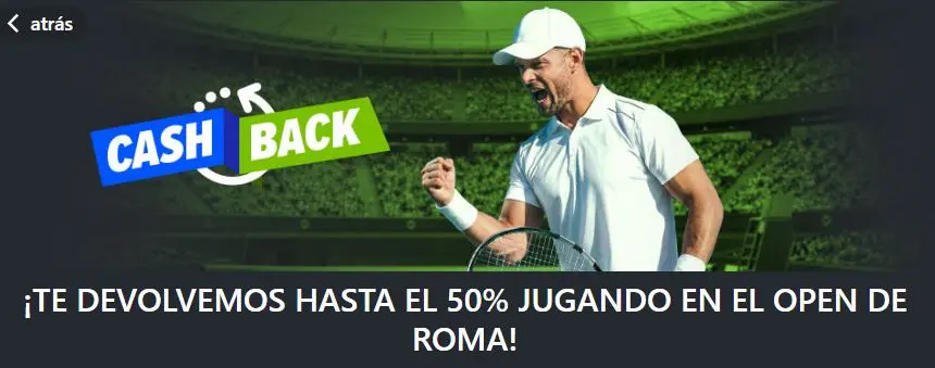 Codere Cashback ATP Roma
