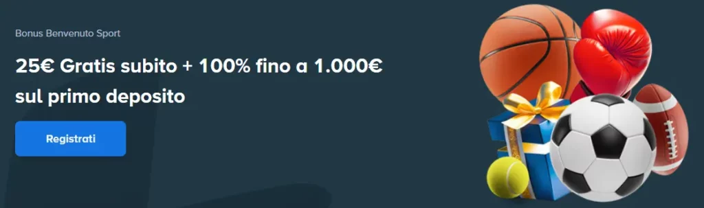 bonus benvenuto sport