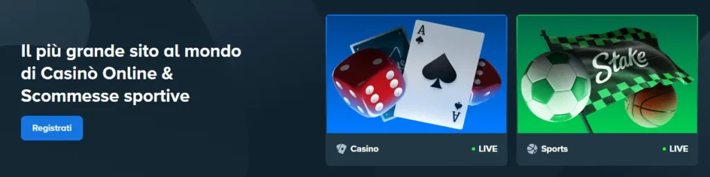 stake casino scommesse