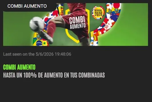 888Sport Combi Aumento