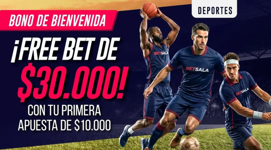 Betsala Chile bono de bienvenida deportes