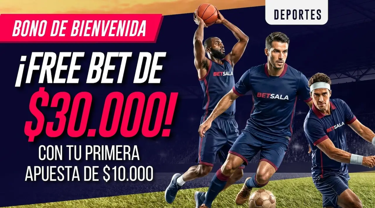Betsala Chile bono de bienvenida deportes