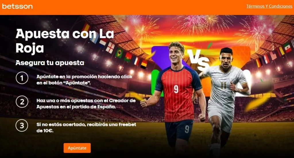 Betsson Apuesta con la Roja