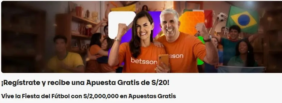 Betsson Perú apuesta gratis sin depósito