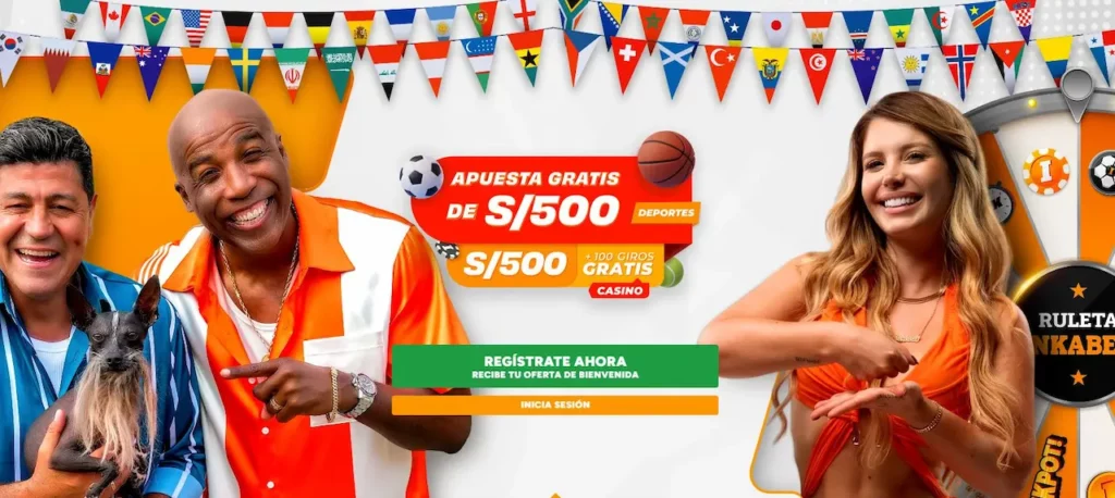 Inkabet Perú bono de bienvenida