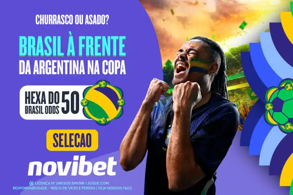 Novibet Brasil frente Argentina