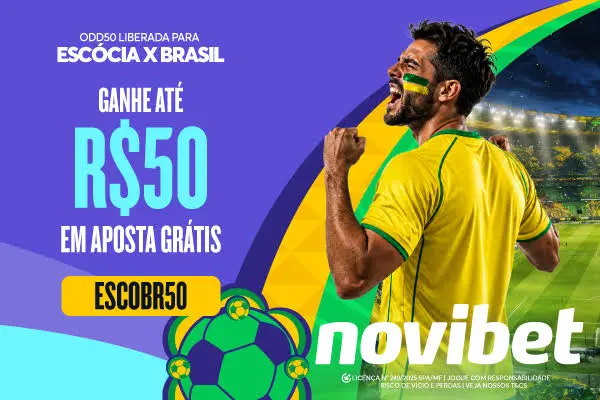Novibet Escócia vs Brasil