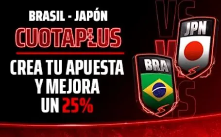 Sportium CuotaPlus Brasil vs Japón