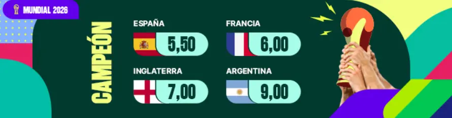 apuestas españa gana mundial