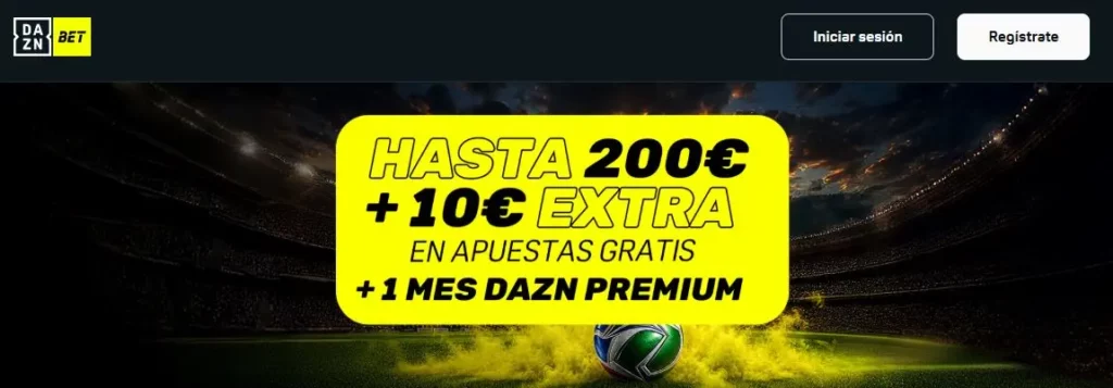 DAZN Bet bono de bienvenida