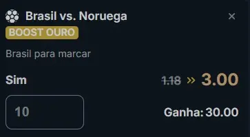 Estrelabet Brasil vs Noruega 1-vini 2-marcar