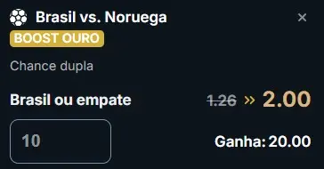 Estrelabet Brasil vs Noruega 1-vini 3-ganhar